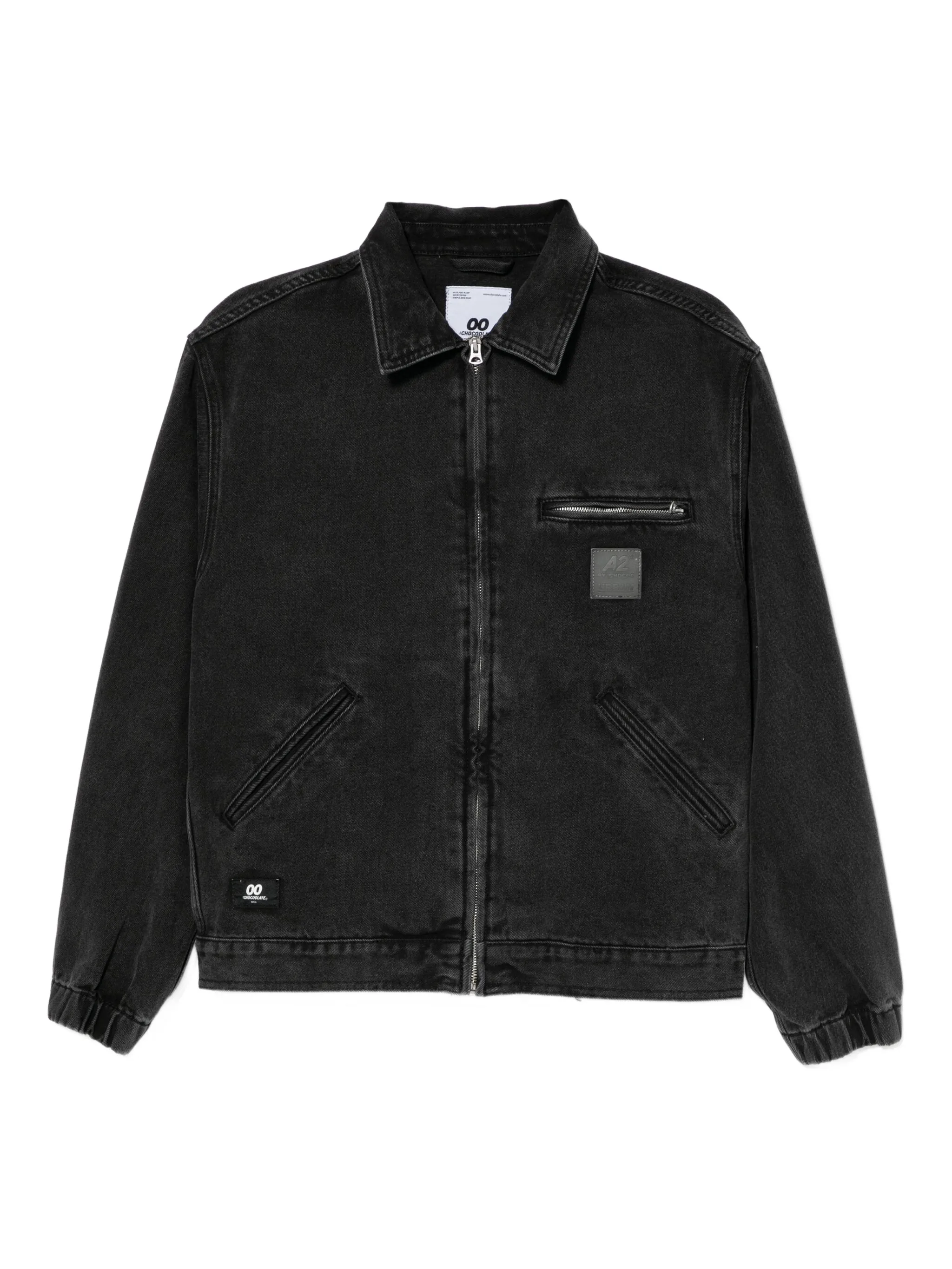 

Джинсовая куртка с логотипом Chocoolate, черный
