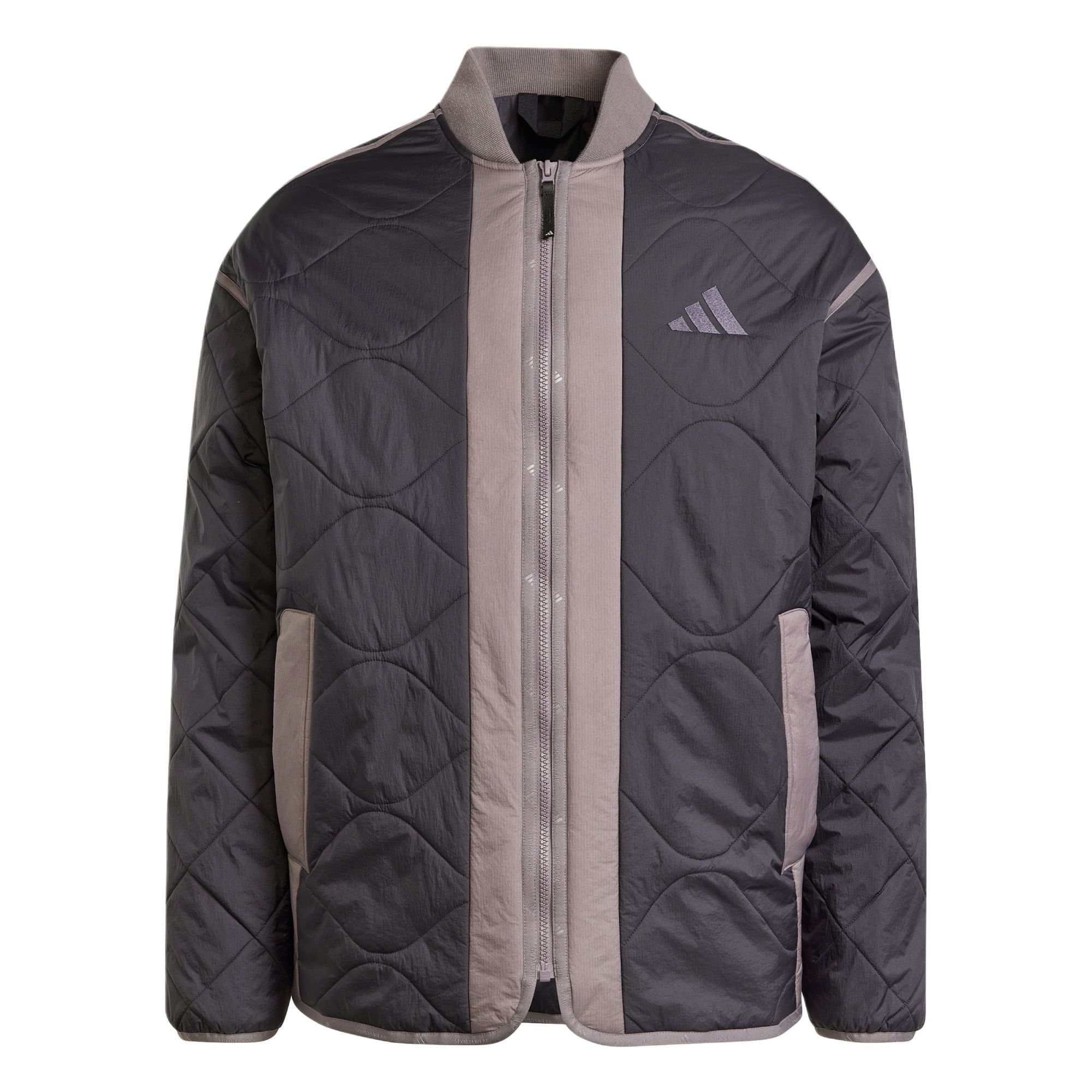 Пуховик Unisex черный/угольно-серый/угольно-черный Adidas — фото 2