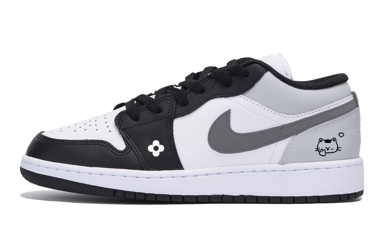 

Jordan Баскетбольные кроссовки Air 1 Low Top Vintage, мужские, белые, темно-серые