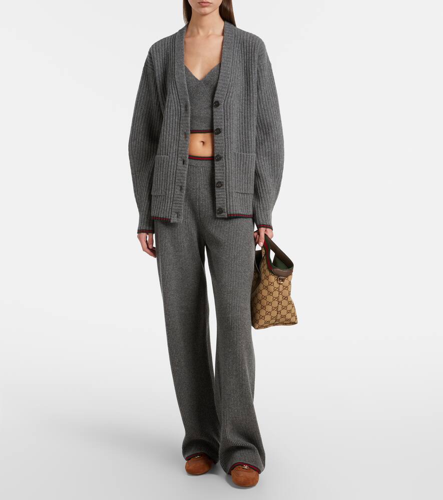 Кроссовки с отделкой из замши Shift Gucci, Su/Su/Su/Vrv/Su/Su/V — фото 3