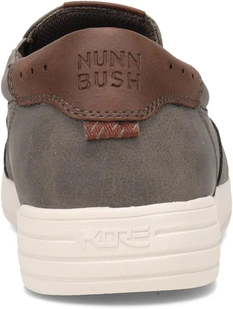 Мужские мокасины Nunn Bush Kore City Walk с закрытым носком, в стиле слипонов, Gray — фото 2