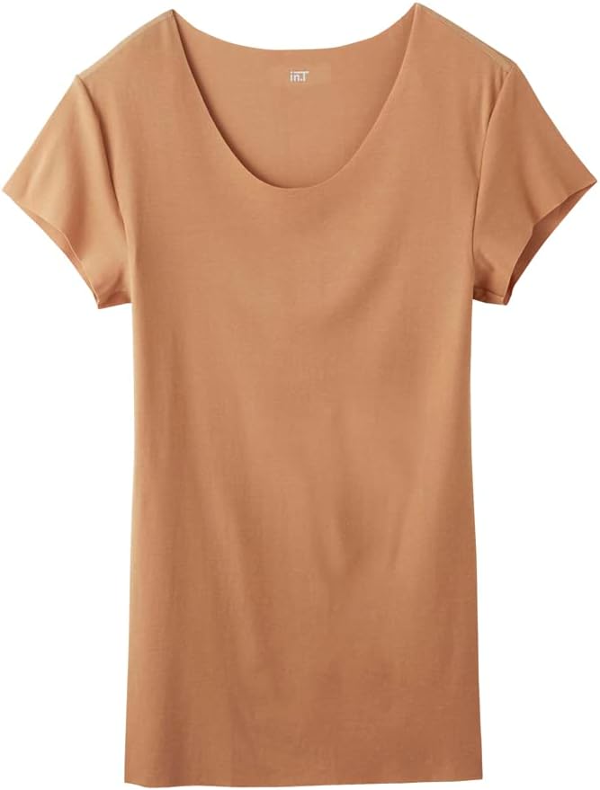 

Мужская внутренняя рубашка Gunze YG in.T, футболка с круглым вырезом из серии CUT OFF с впитывающими подушечками для осени/зимы, оранжевый