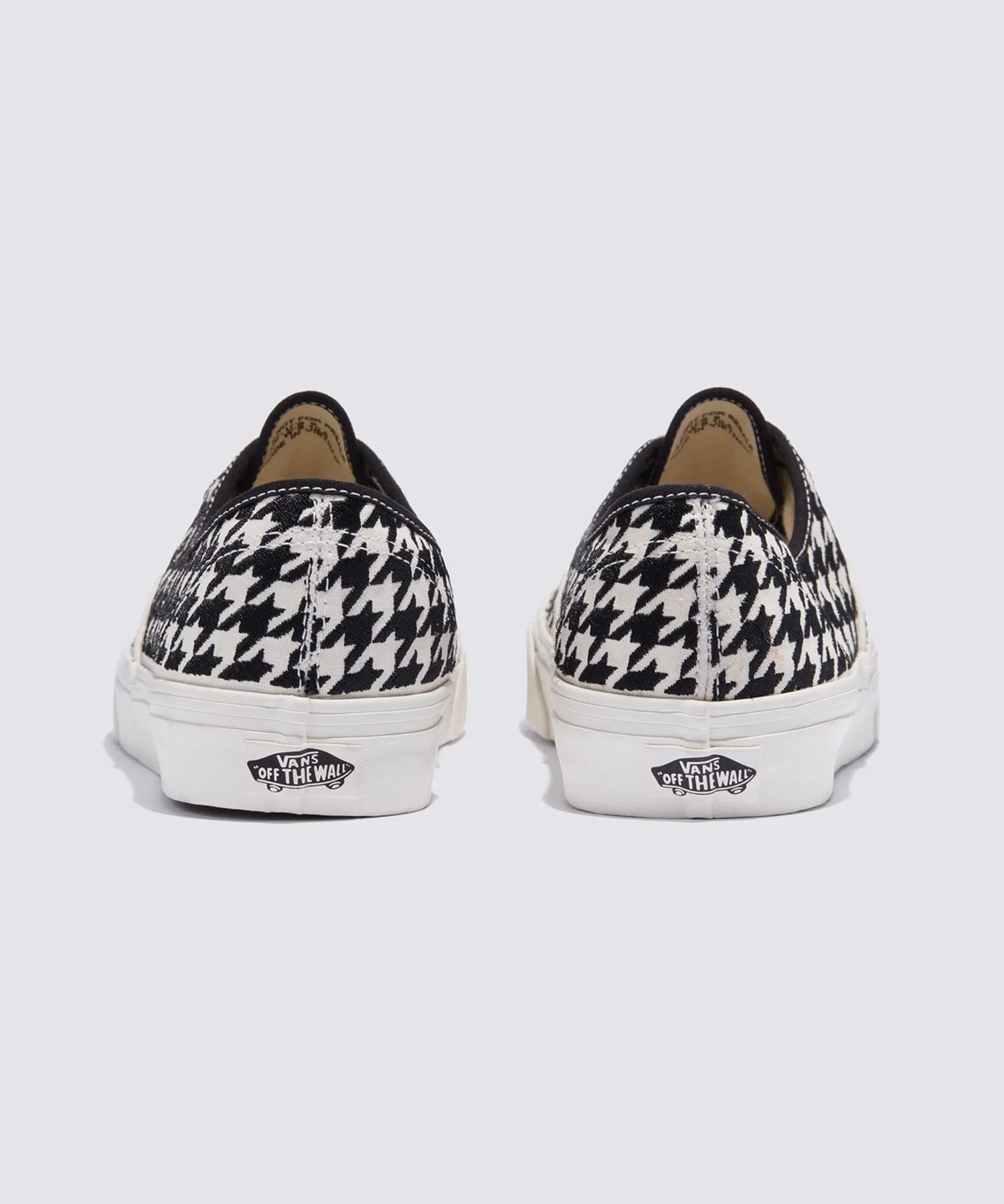 Унисекс кеды VANS Authentic HOUNDSTOOTH WHITE/BL — фото 4