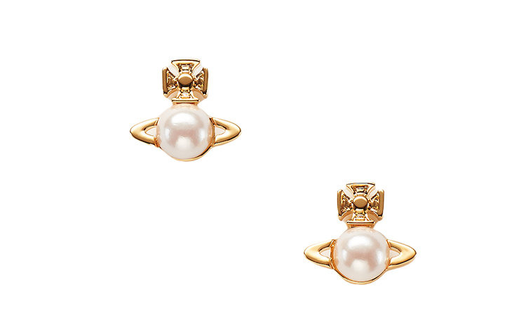 

Женские жемчужные серьги-гвоздики Vivienne Westwood