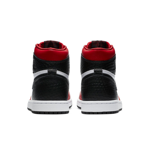 Кроссовки 1 ретро высокие og Air Jordan, красный — фото 4