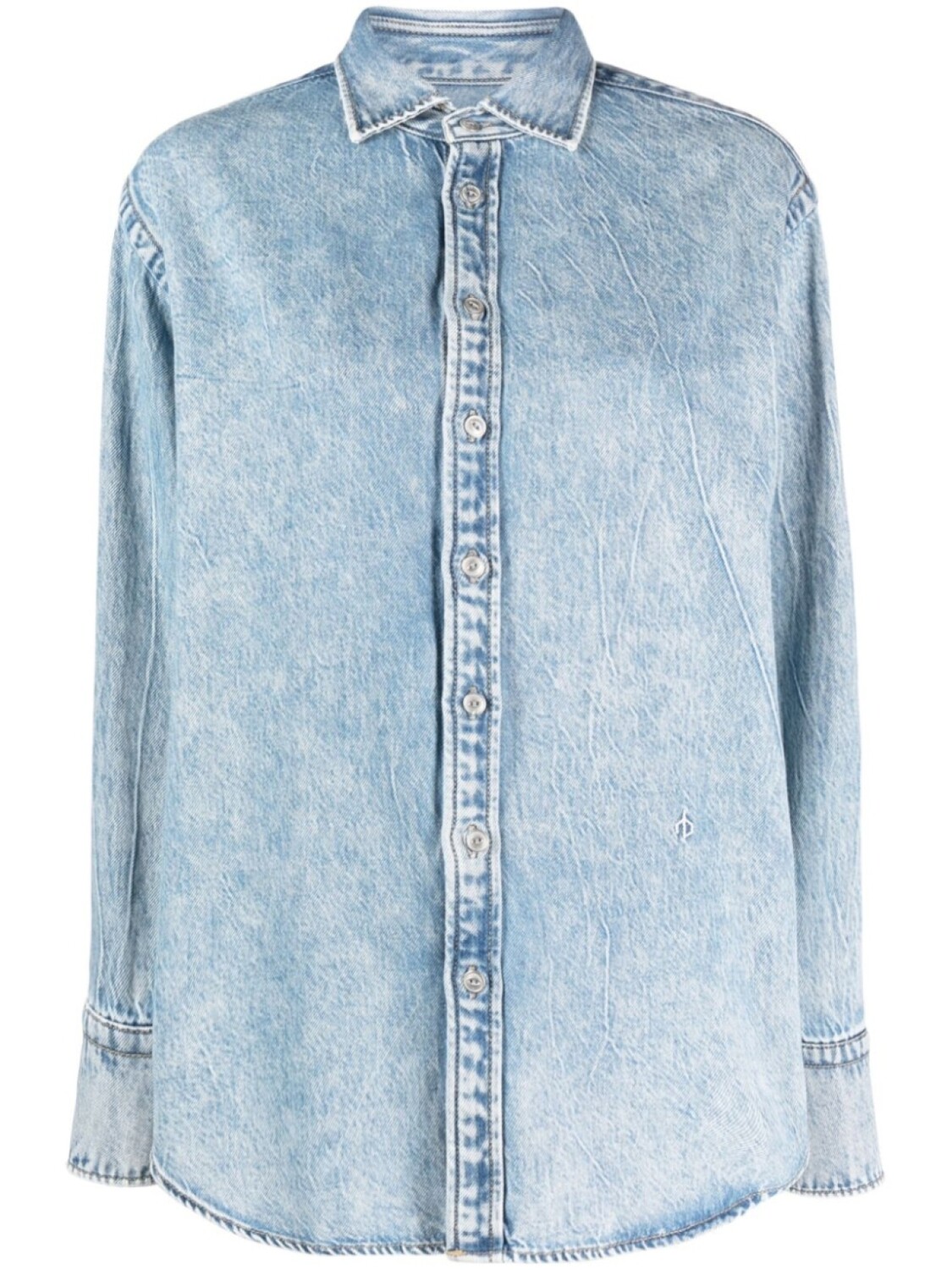 

rag & bone джинсовая рубашка Featherweight Diana, синий