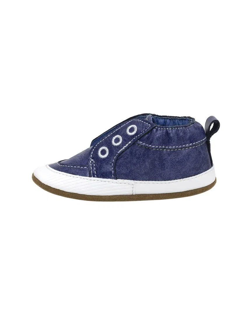 Robeez Stylish Steve Leather Soft Sole, синий — фото 2