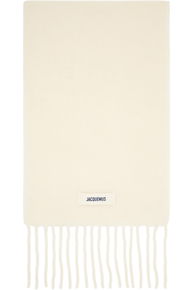 

Шарф La casa 'the carro' Jacquemus, Off-White