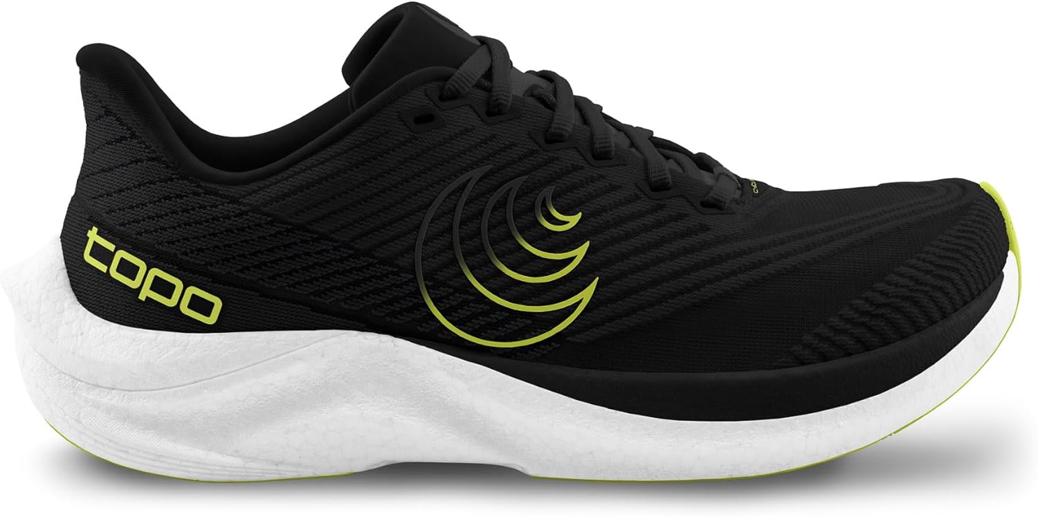 Мужские кроссовки Topo Athletic Cyclone 3 с легкой конструкцией и удобной посадкой, перепад 5 мм, для бега по дороге, черный — фото 3