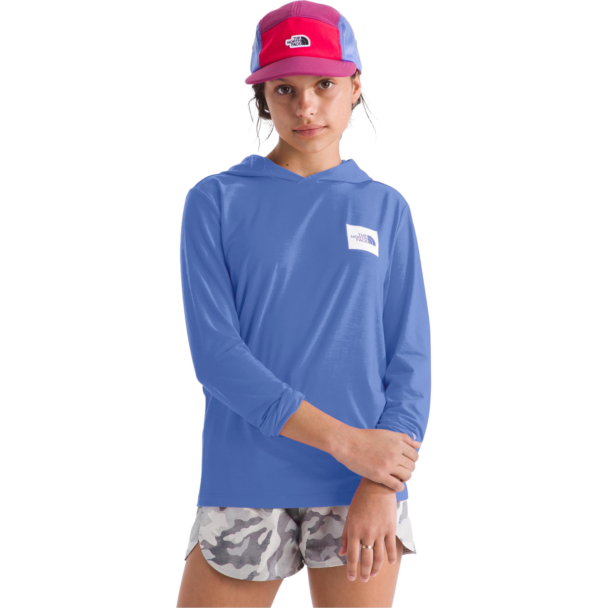Детская толстовка с длинными рукавами "Приключения" The North Face, Virtual Blue — фото 3