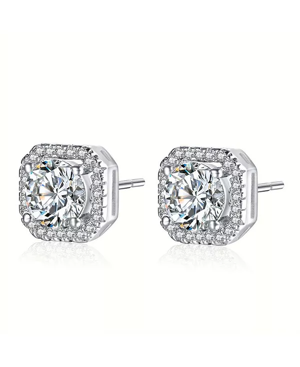 

Серьги-Гвоздики с кристаллами для женщин Hollywood Sensation, silver