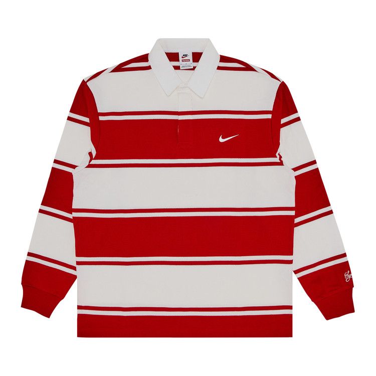 

Топ Supreme x Nike Stripe Rugby, Red