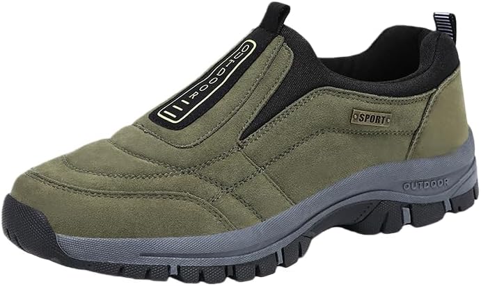 

Дышащие трекинговые ботинки для мужчин с нескользящей подошвой - идеально подходят для прогулок на свежем воздухе, альпинизма, модные и подходят для любого сезона Hchctry, зеленый