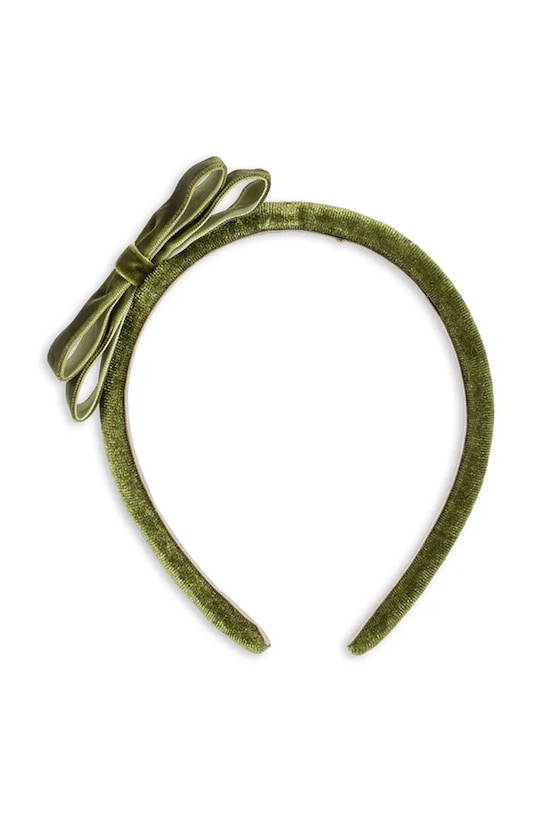 

Детская резинка для волос VELVET BOW HAIRBRACE Konges Sløjd, зеленый