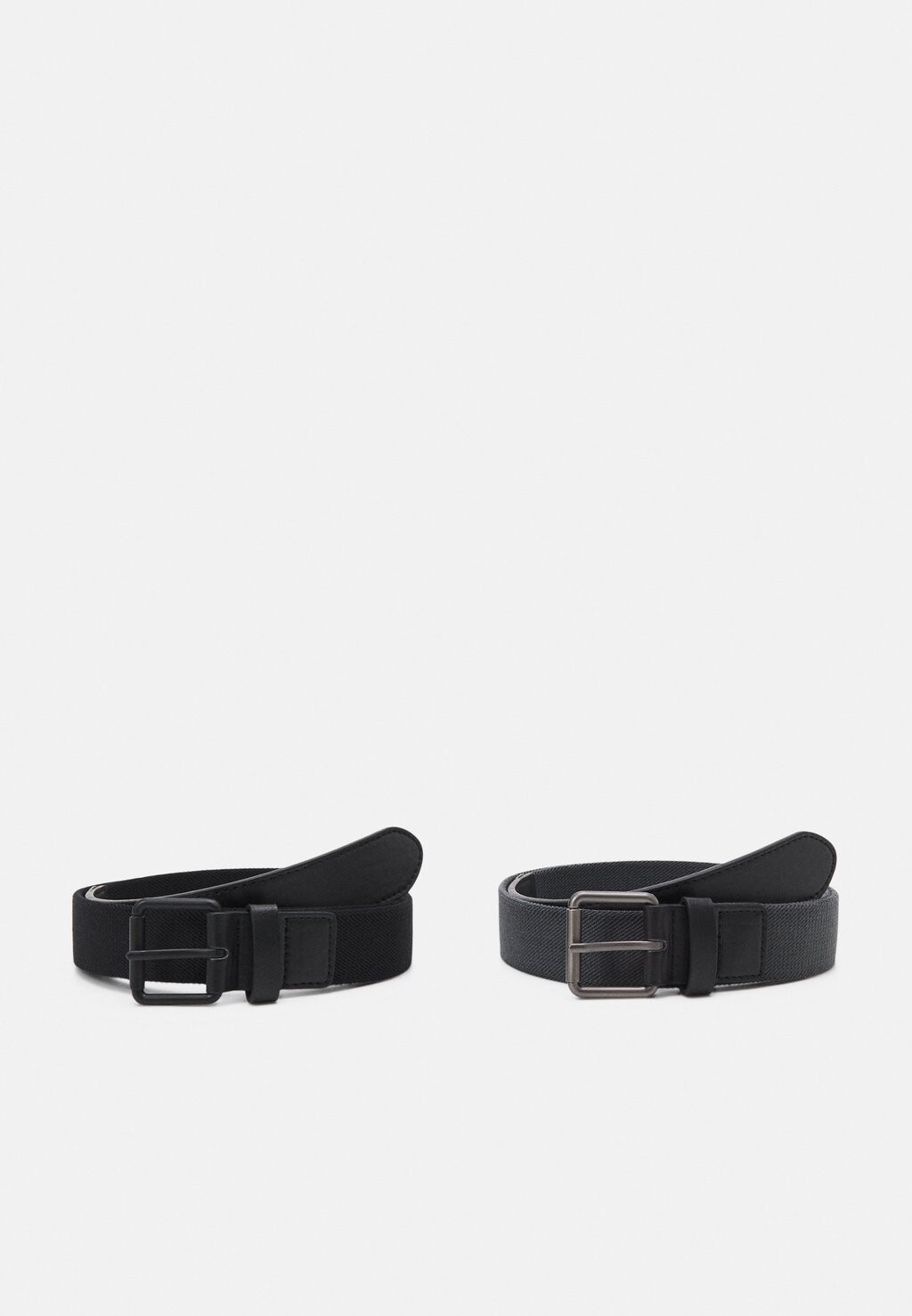 

Ремень STRETCH BASIC BELT UNISEX 2 PACK Urban Classics, цвет black/charcoal