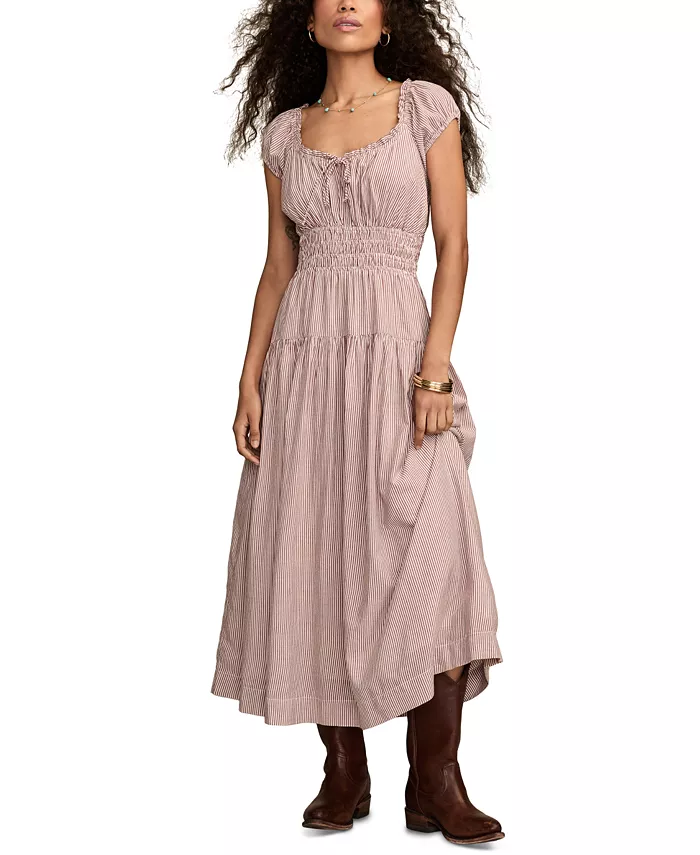 

Женское платье-комбинация Light My Fire Maxi Lucky Brand, красный