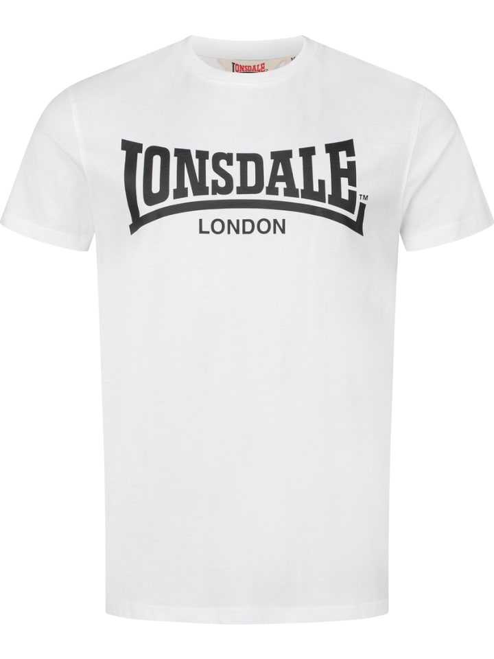 

Футболка "Fulwood T-Shirt Regular Fit" белого цвета Lonsdale, Белый, Футболка "Fulwood T-Shirt Regular Fit" белого цвета Lonsdale