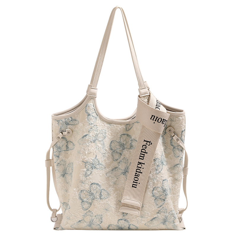 

PAYOT Шелковая сумка-шоппер, женская наплечная сумка ecru