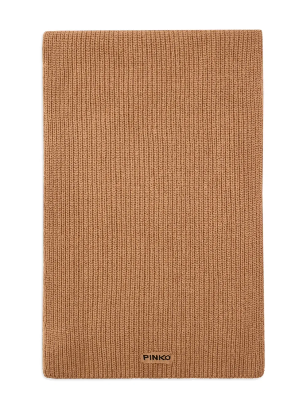 

Ребристый шарф с нашивкой "Slovenia" Pinko, коричневый