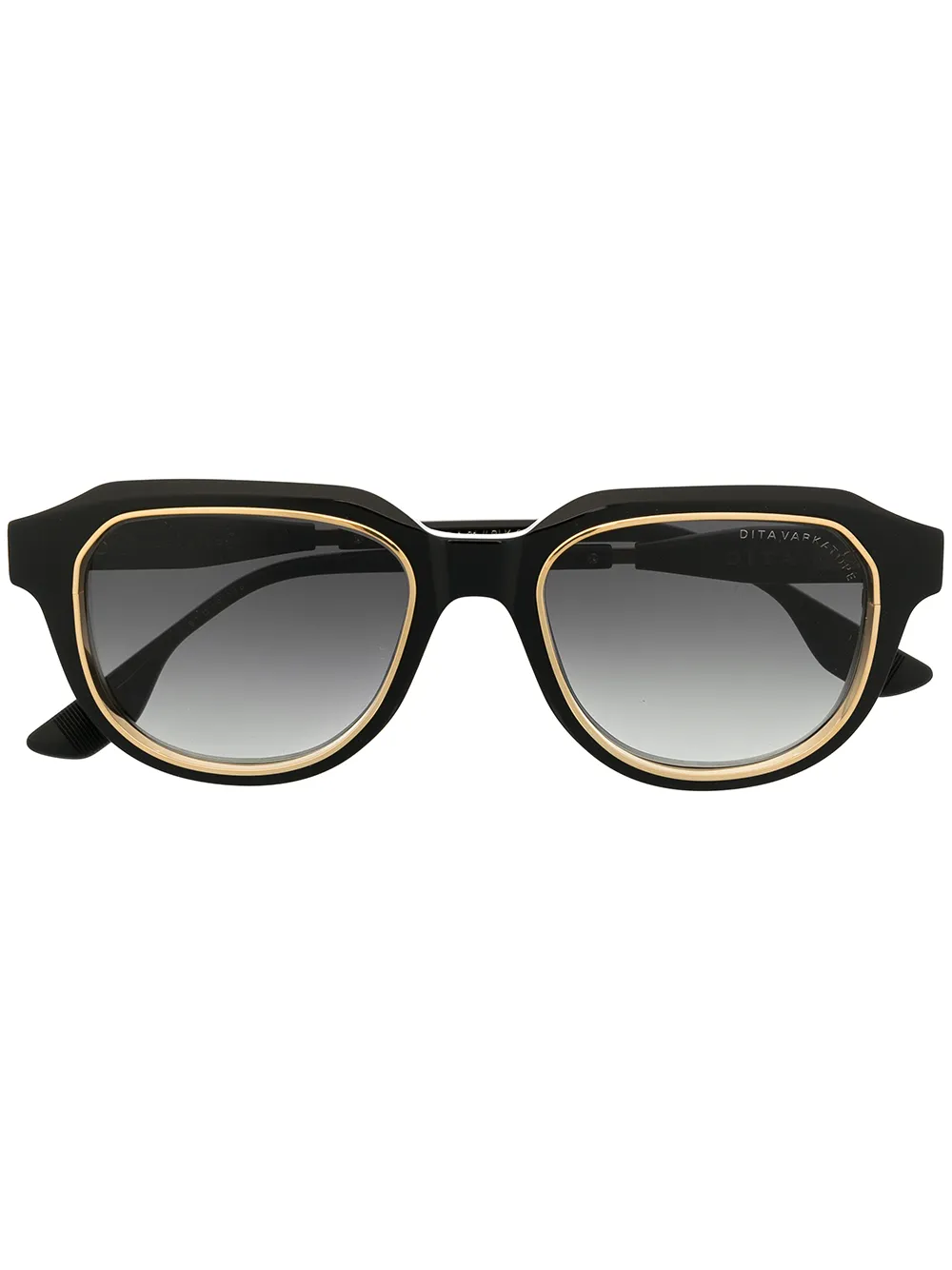 

Очки в оправе черепаховой расцветки Dita Eyewear, черный
