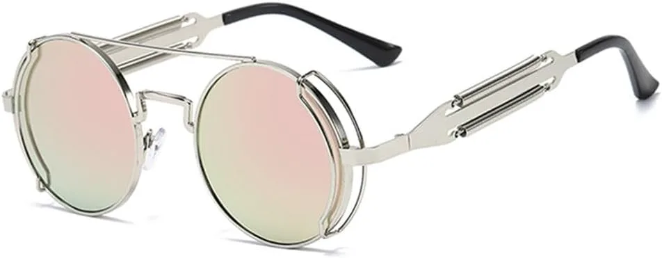 

Солнцезащитные очки UV400 с металлической маленькой оправой, красные зеркальные, для женщин и мужчин, для бега и занятий спортом на открытом воздухе UYPTK, 10