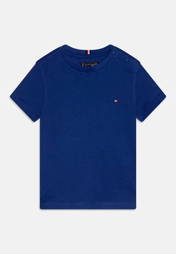 Базовая футболка с круглым вырезом из трикотажа Tommy Hilfiger, Wedge Blue — фото 3