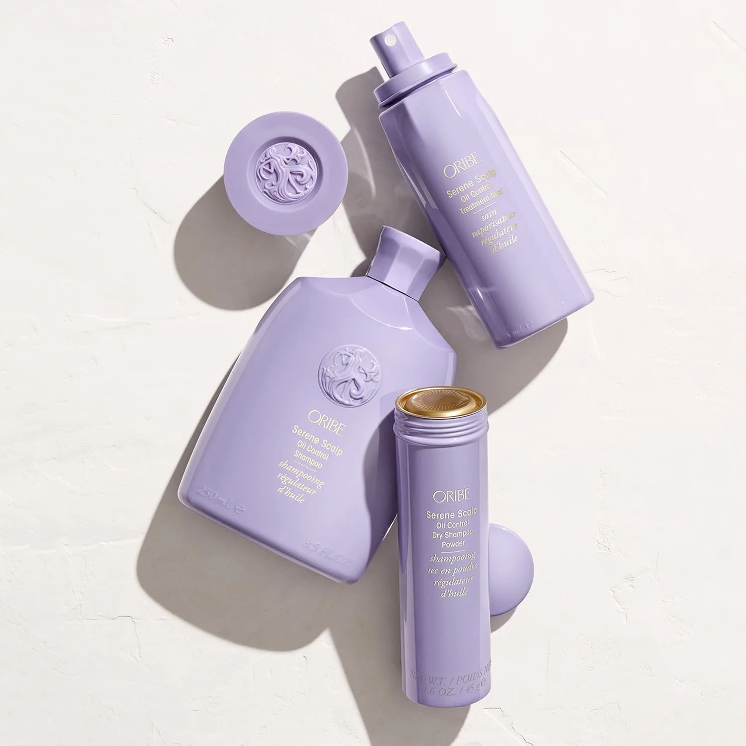 Шампунь Oribe Serene для контроля жирности кожи головы Набор шампунь, лечение и сухой шампунь — фото 2
