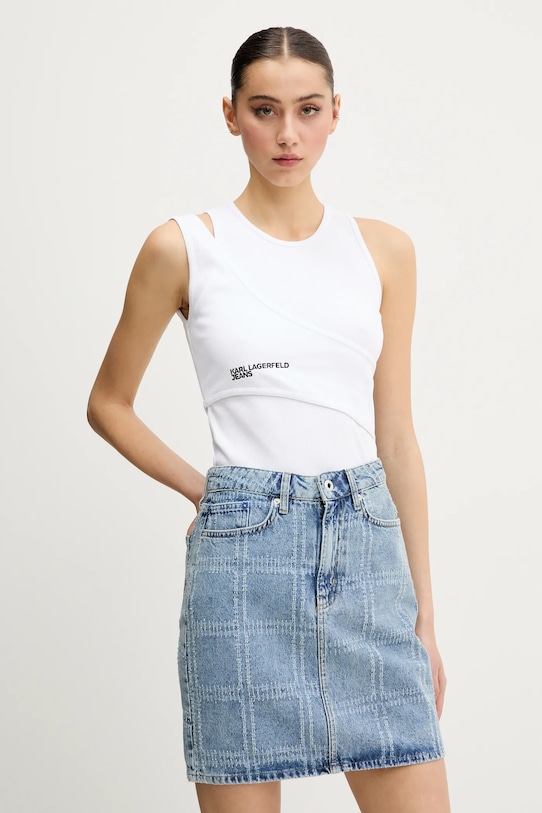 

Топ Karl Lagerfeld Jeans, белый