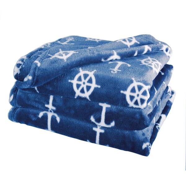 

Одеяло Delindo Lifestyle Kuscheldecke NAUTIC, 150x1x200 см, синий