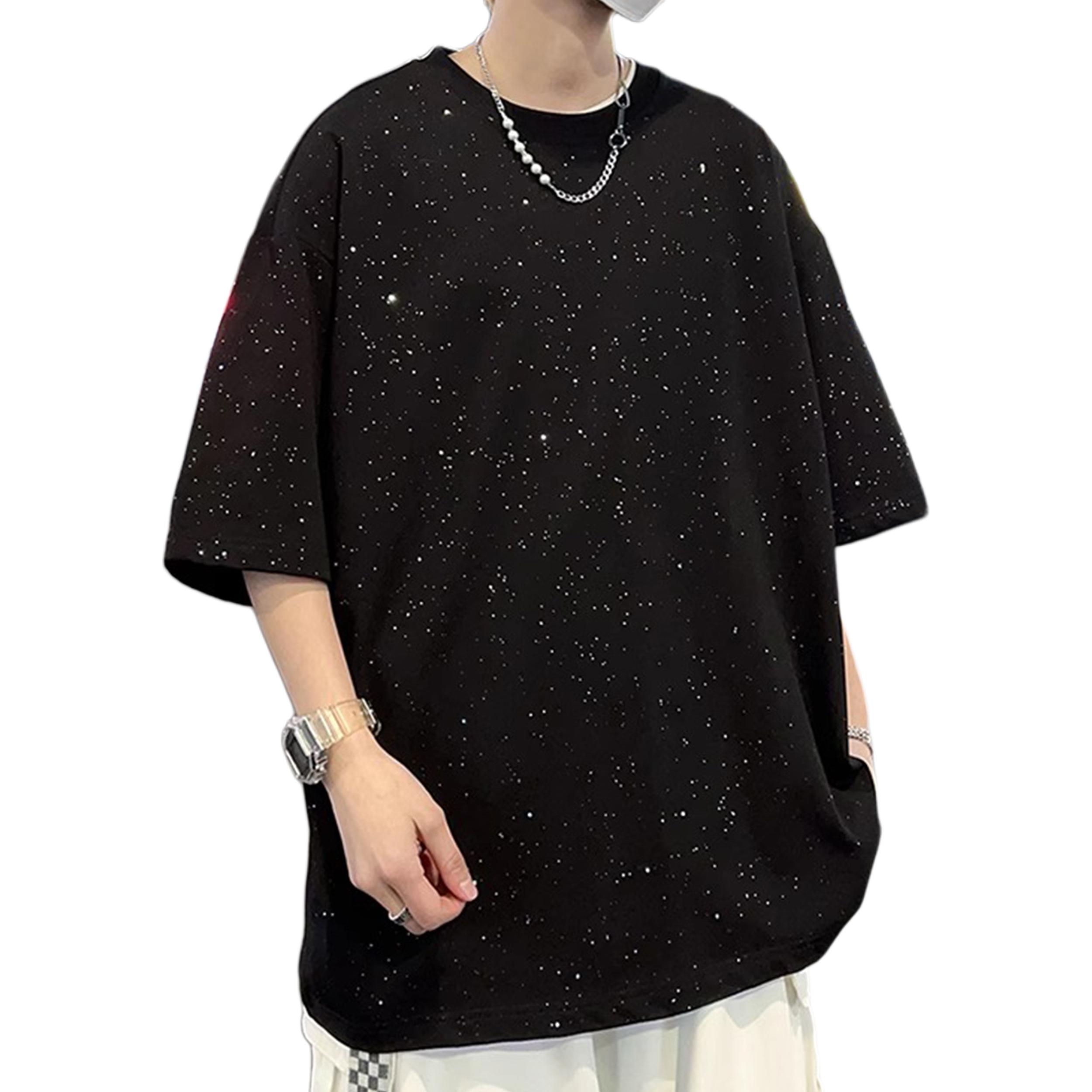 

ZIAREL Футболка Unisex Black Crew Neck Moderate Heavyweight