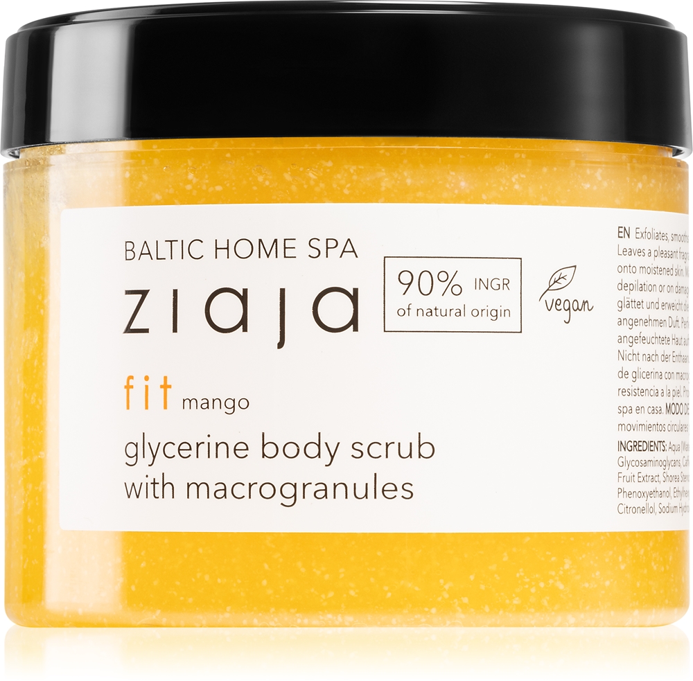 

Скраб для лица Baltic Home Spa Fit с манго, крупнозернистыми частицами и глицерином Ziaja, 300 мл