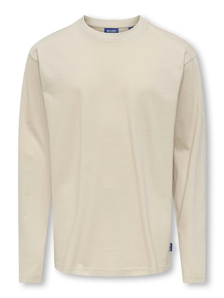 

Only&Sons Футболка с длинными рукавами "Фред" бежевого цвета