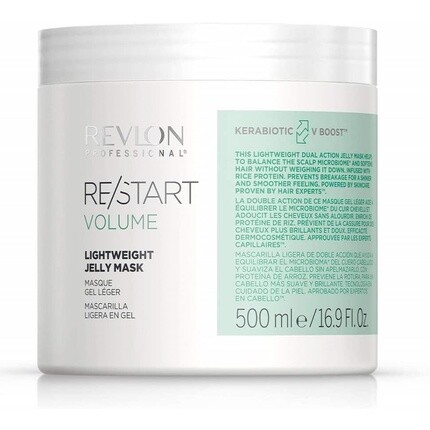 

Профессиональная легкая желейная маска Re/Start Volume 500 мл, Revlon