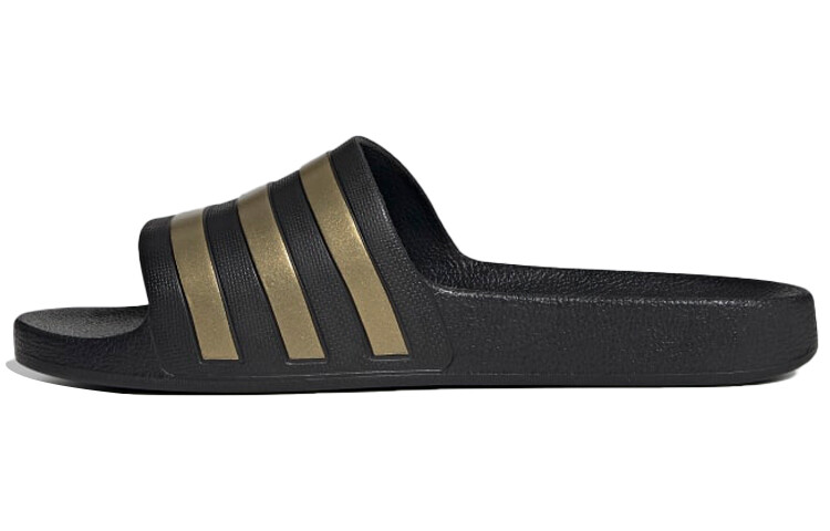 

Шлепанцы и сланцы Adidas Adilette Aqua Slides Core Black Gold Metallic