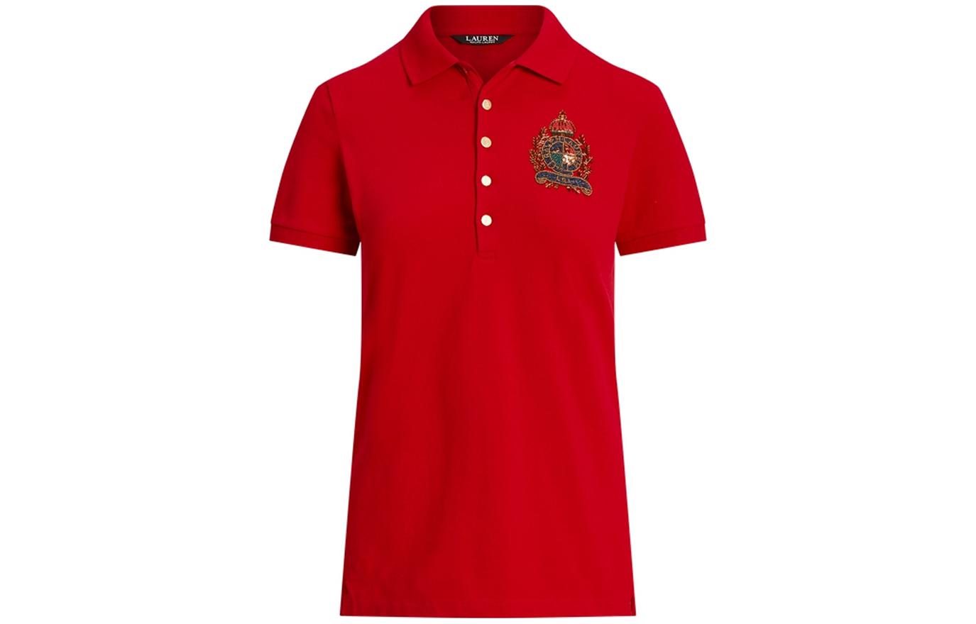 

LAUREN RALPH LAUREN Футболка-поло женская красная