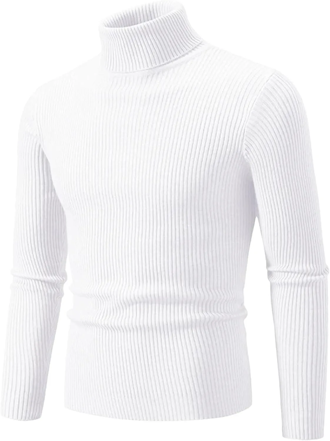 

Мужской свитер-водолазка вязаный