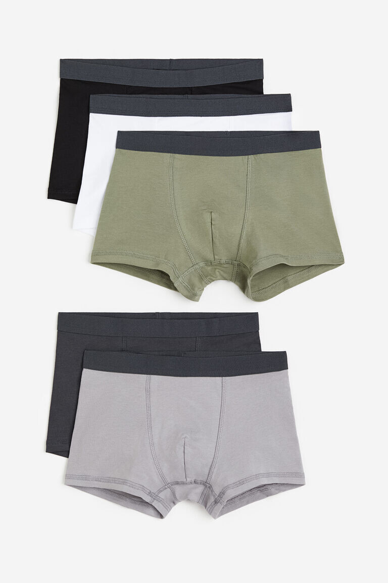 

5 пар боксеров H&M, серый