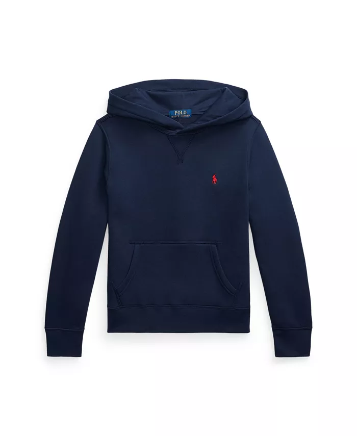 

Флисовая толстовка с капюшоном Big Boys Polo Ralph Lauren, синий