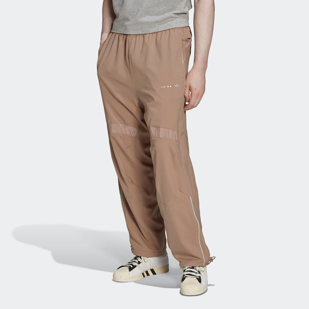 Спортивные брюки Men's adidas originals Printing Logo Zipper Pocket Straight Sports Pants/Trousers/Joggers Brown HK2735 — фото 2