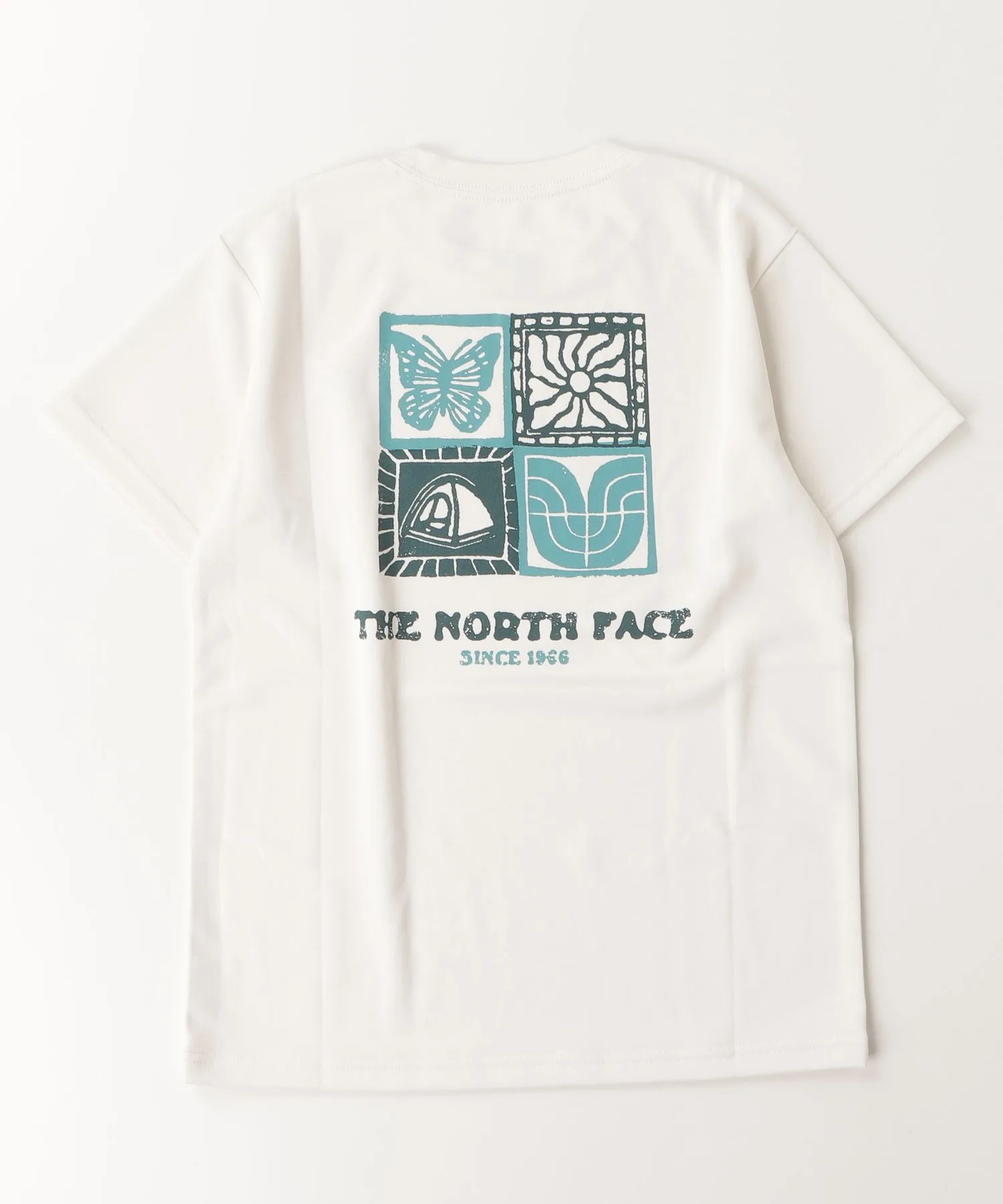 Детская футболка с защитой от солнца и насекомых THE NORTH FACE Be FreeGraphic T зелёная — фото 2