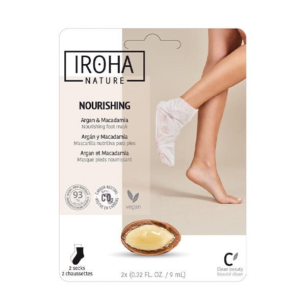

Носки с питательной маской 1 шт Iroha Nature
