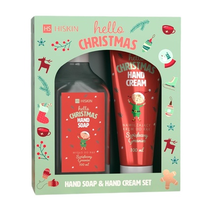

Крем для рук et Hello Christmas, праздничный глинтвейн, 60 мл, мыло для рук, праздничный глинтвейн, 200 мл. Hiskins