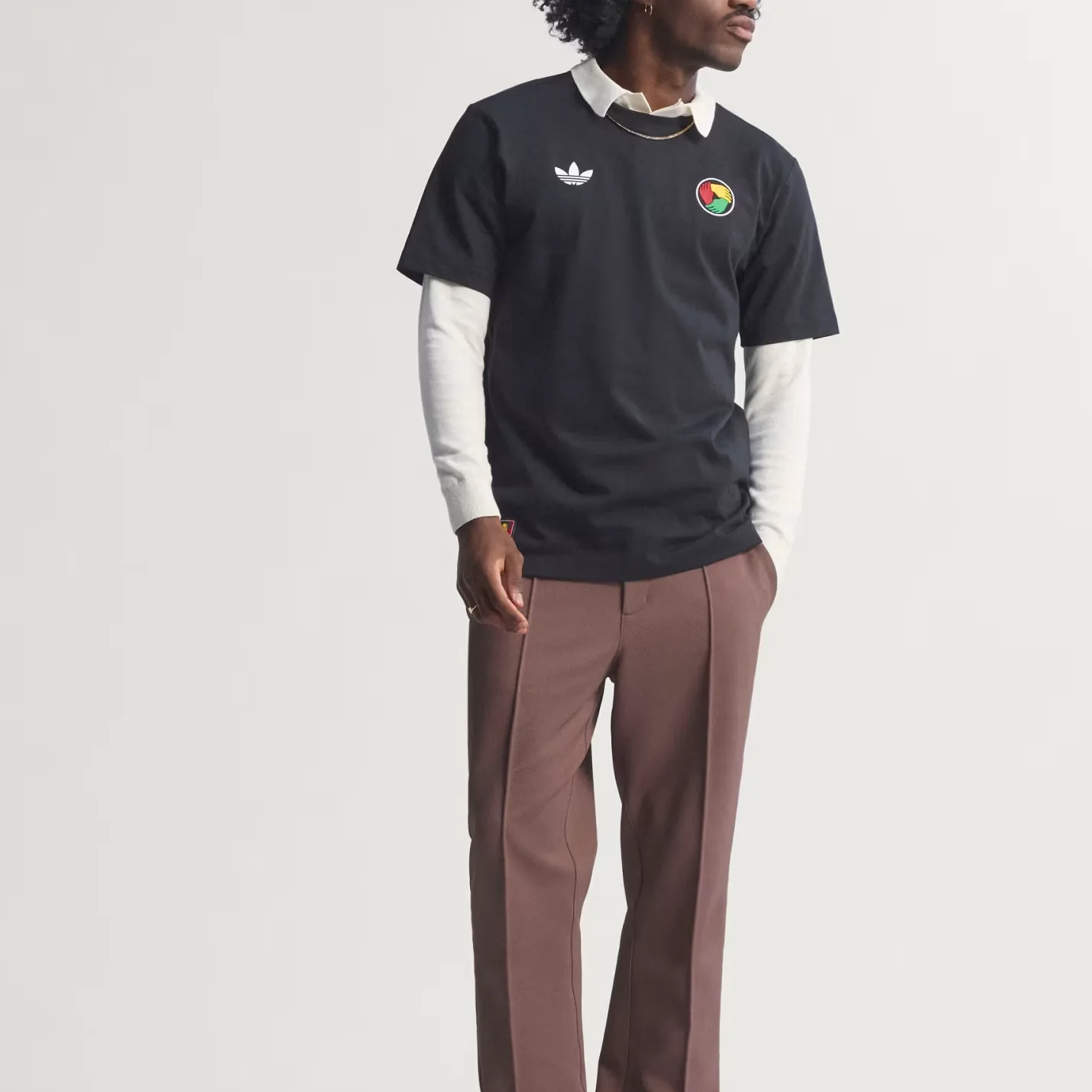 Футболка Bob Marley мужская Adidas Originals, черный — фото 3