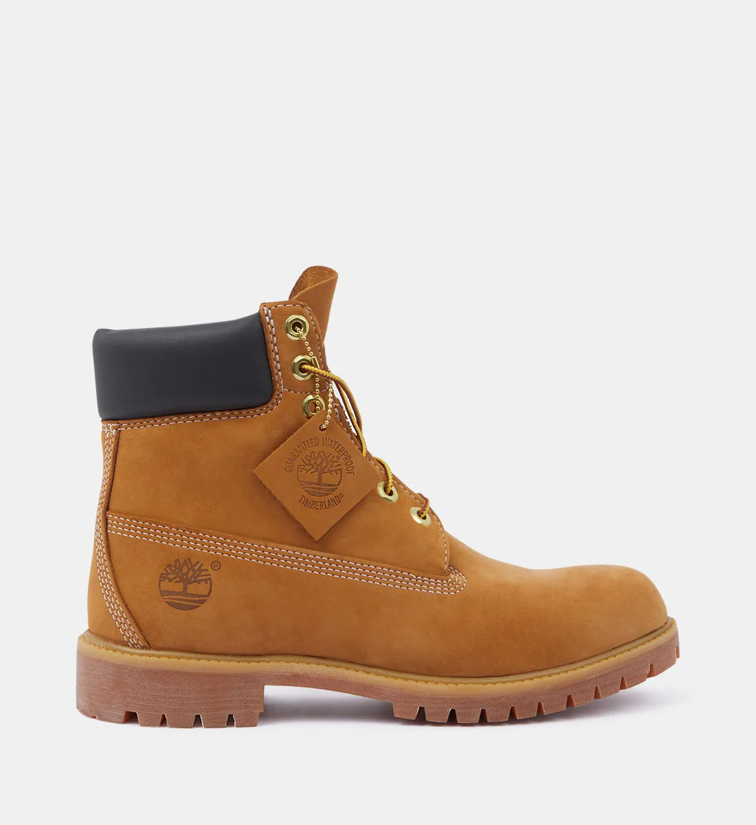 Иконические ботинки Timberland Premium из нубука, желтый