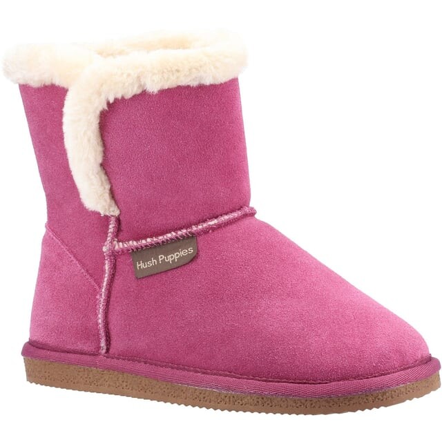 Женские замшевые тапочки Ashleigh Hush Puppies, розовый