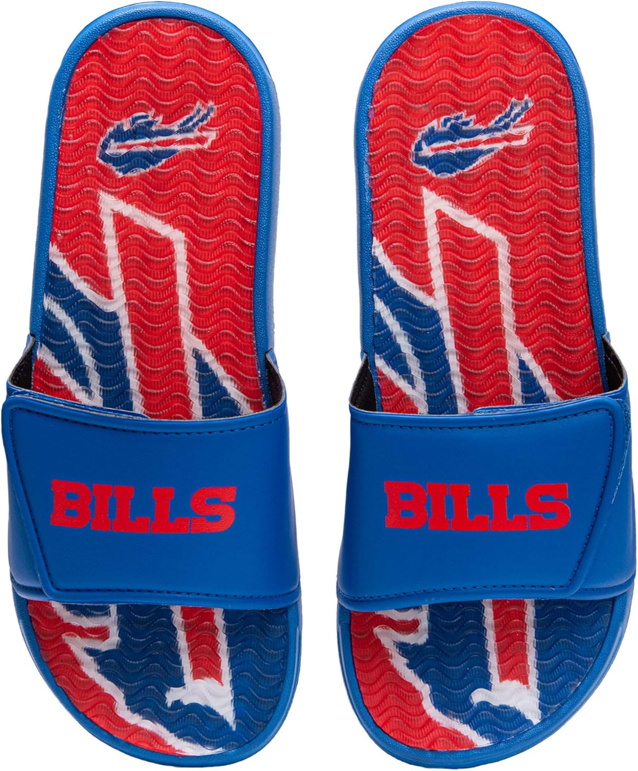 

Мужские спортивные шлепанцы Legacy FOCO Commanders NFL, Buffalo Bills 13-14 Wordmark