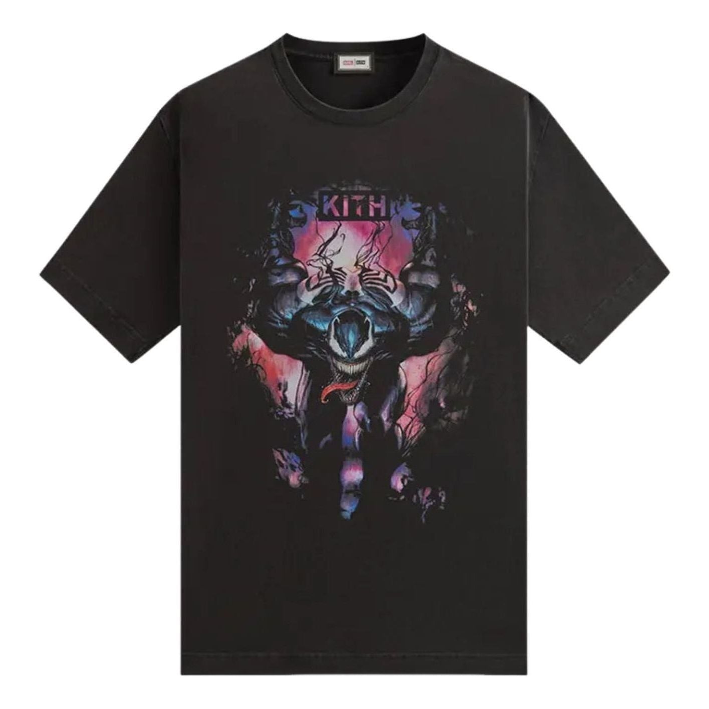 

Винтажная футболка KITH x Marvel Symbiote, цвет «черный»