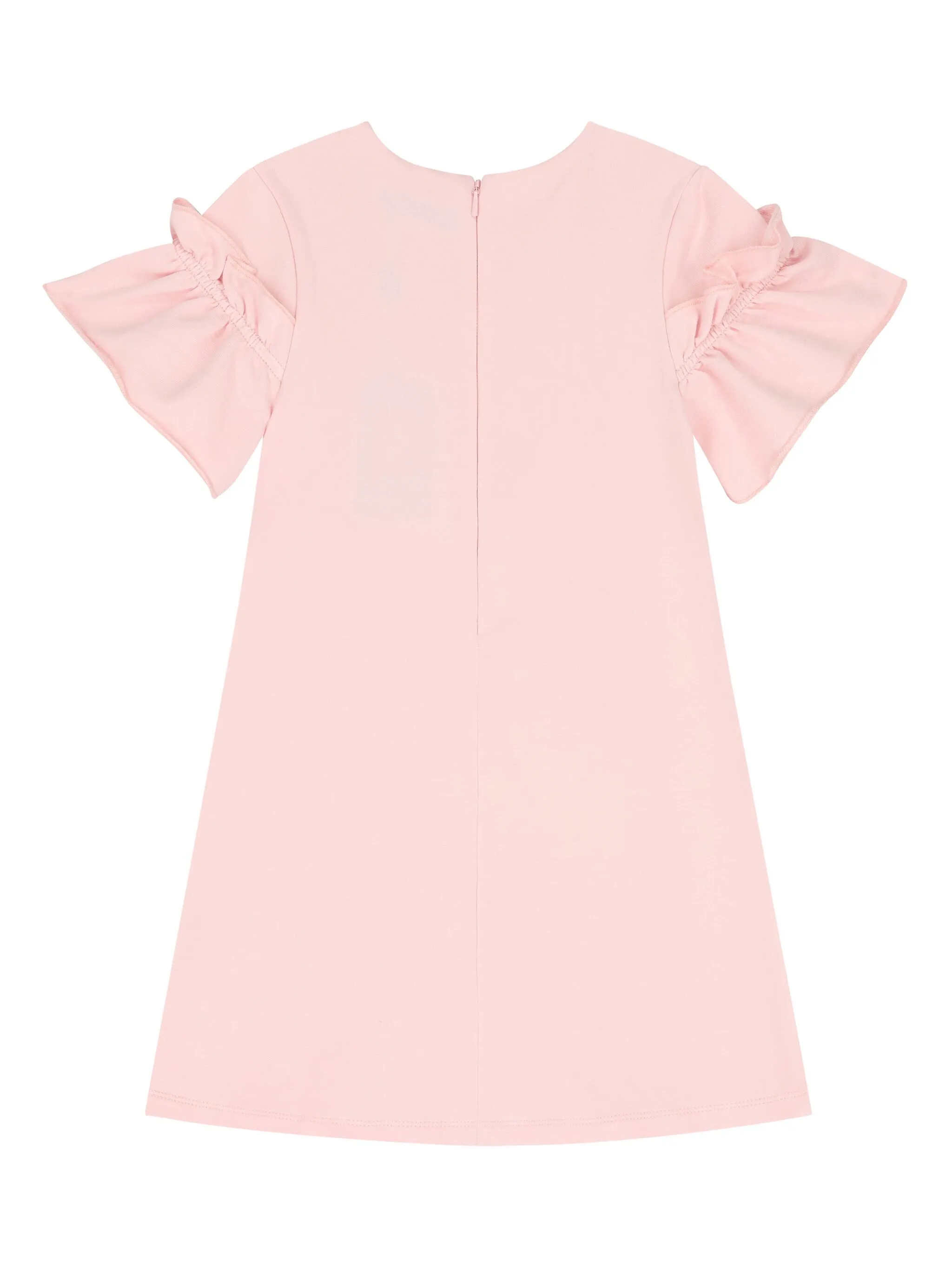 Платье с оборками и принтом Aigner Kids, розовый — фото 2