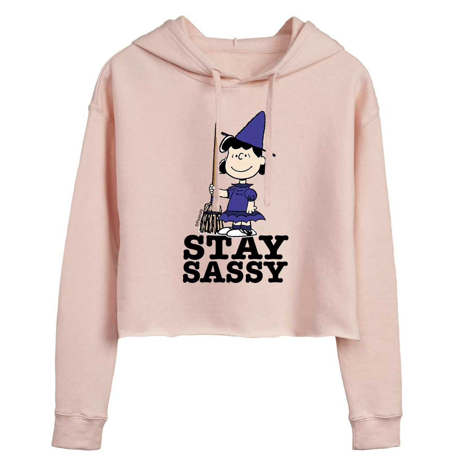 

Укороченная толстовка с рисунком Witch Lucy для подростков Peanuts "Stay Sassy" Licensed Character