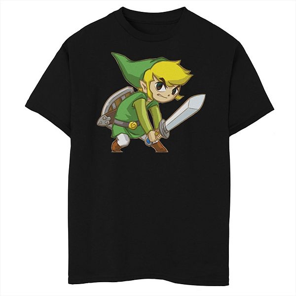 

Футболка с принтом Nintendo Big Link для мальчиков 8-20 Licensed Character